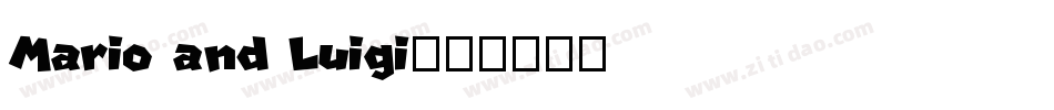 Mario and Luigi字体转换